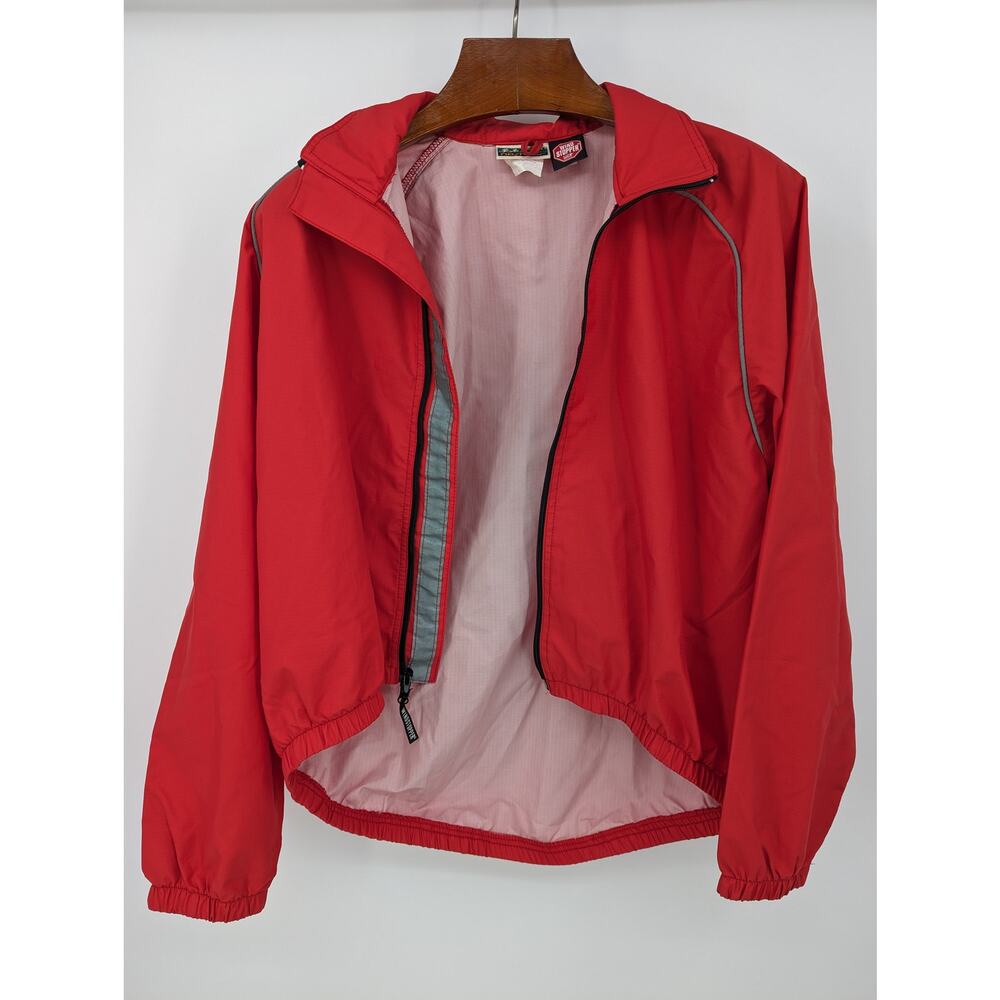 Nashbar Windstopper Cycling Jacket Red XL Gore Windstopper Reflective Trim